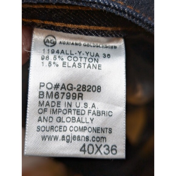 AG Adriano Goldschmied THE NEW HERO Relaxed Fit Jeans 40x36 (42x32 Actual Fit) - Picture 7 of 11